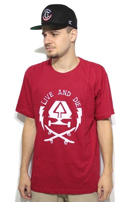 Camiseta Live Skateboards Live and Die - NewSkull