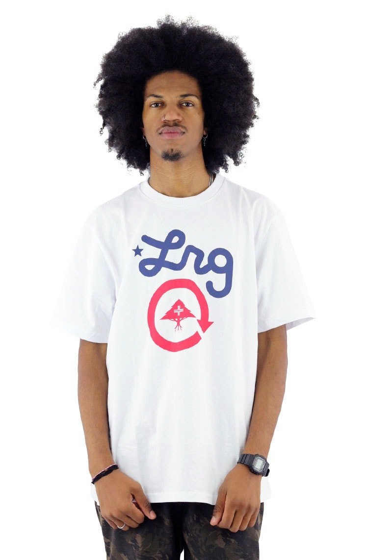 Camiseta LRG Cycle Logo Branca - NewSkull