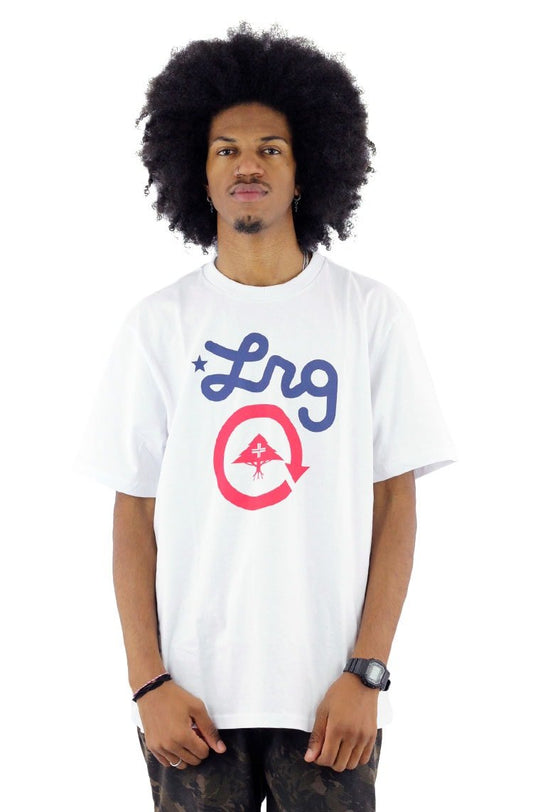 Camiseta LRG Cycle Logo Branca - NewSkull