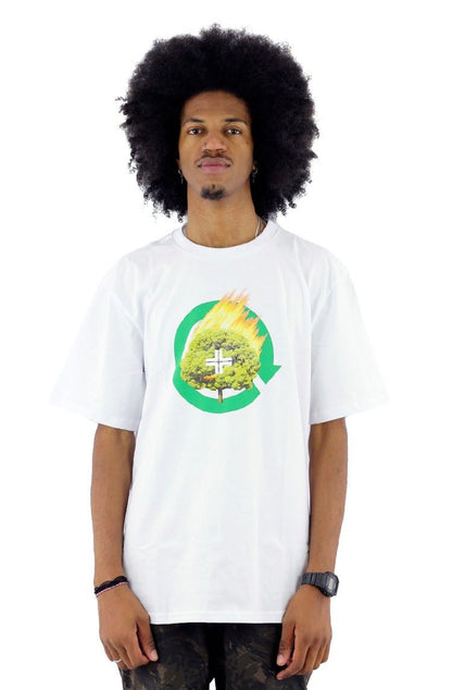 Camiseta LRG Dont Panic Branco - NewSkull