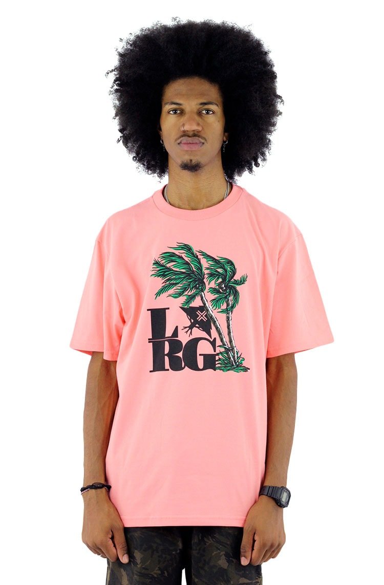 Camiseta LRG Gusty Palms Salmao - NewSkull