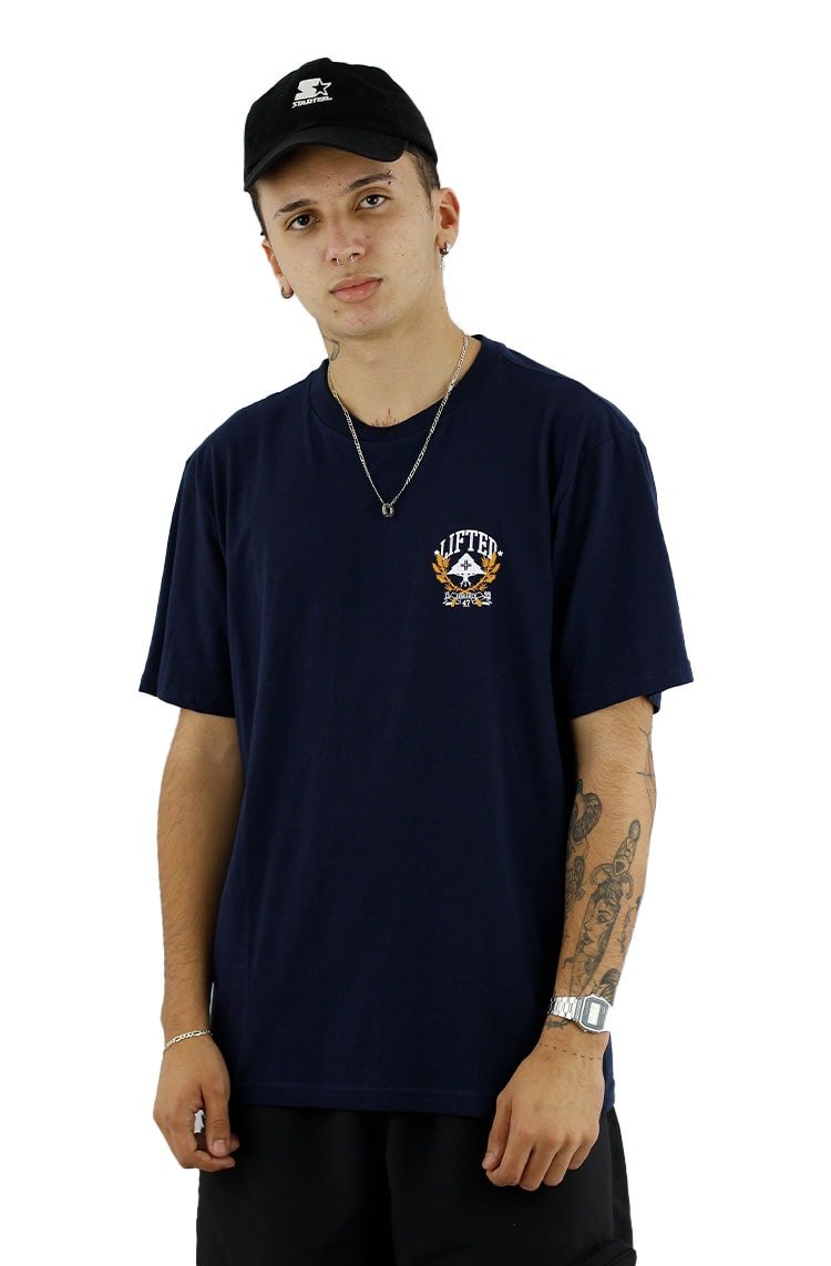 Camiseta LRG Insignia Azul - NewSkull