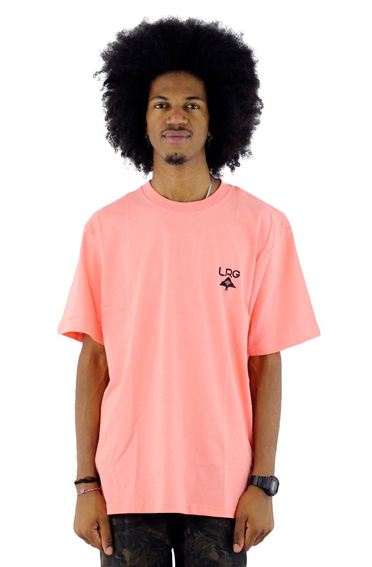 Camiseta LRG Logo Salmao - NewSkull