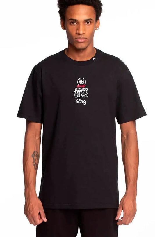 Camiseta LRG Rap In Cena Bud Open Mind Preto - NewSkull