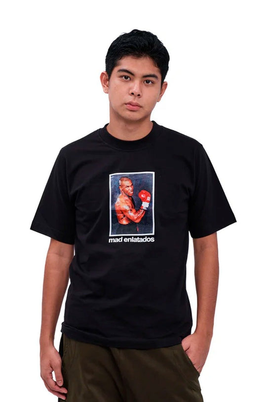 Camiseta MAD Enlatados Mike Tyson Preto - NewSkull