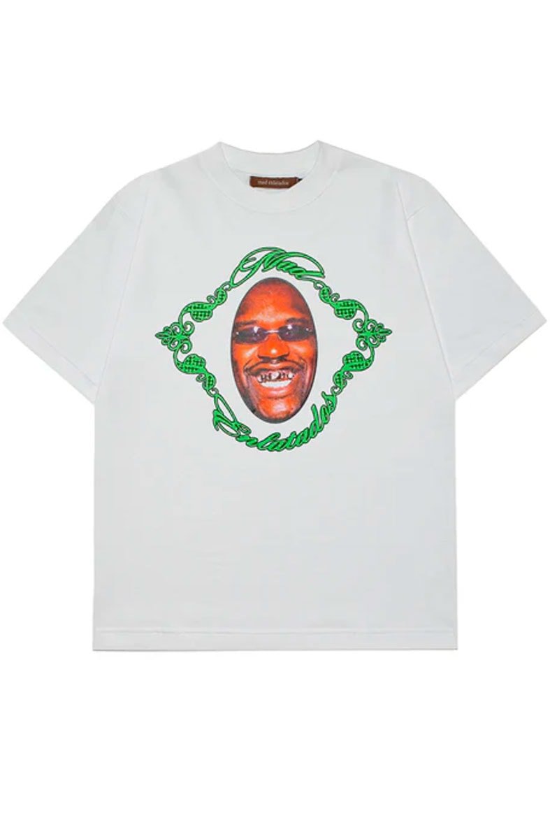 Camiseta MAD Enlatados Shaquille Grillz Branco - NewSkull