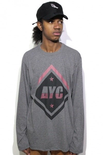 Camiseta Manga Longa Asphalt Yacht Club Aces Cinza - NewSkull