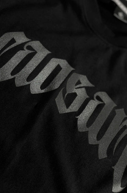 Camiseta Manga Longa Caos Art Ink Preto - NewSkull