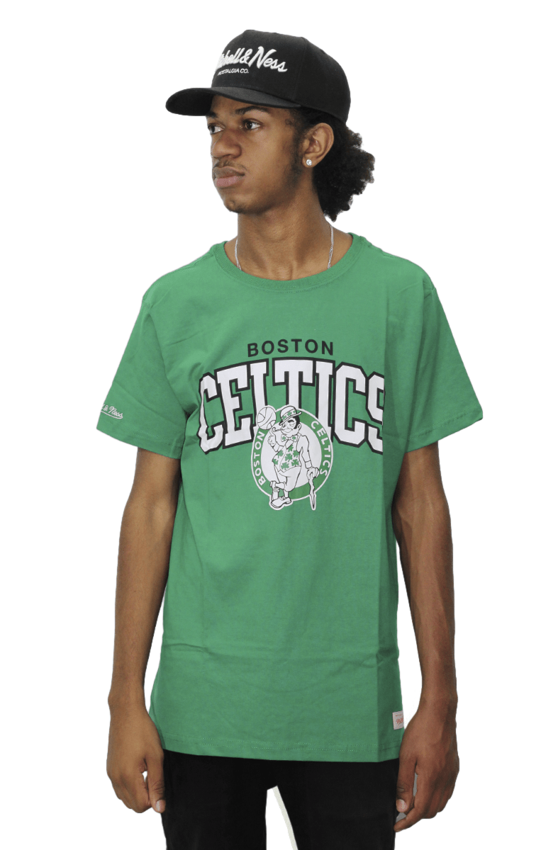 Camiseta Mitchell e Ness Boston Celtics Arch Verde - NewSkull