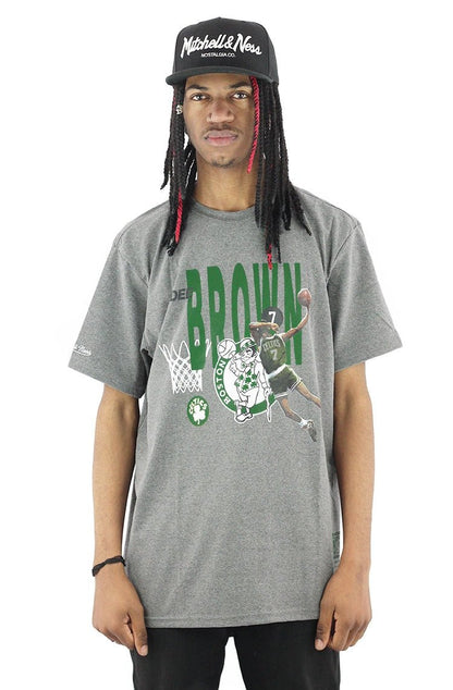 Camiseta Mitchell e Ness Celtics Boston Dee Brown Cinza - NewSkull