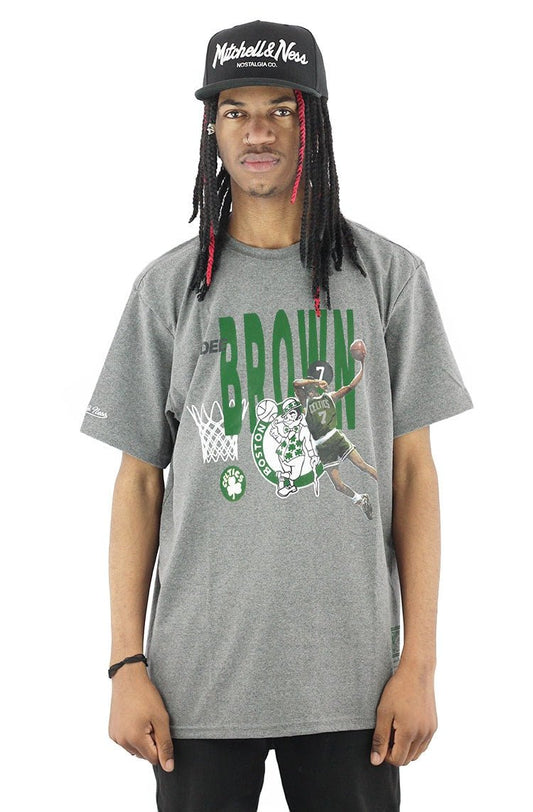 Camiseta Mitchell e Ness Celtics Boston Dee Brown Cinza - NewSkull