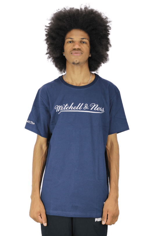 Camiseta Mitchell e Ness Classic AZUL - NewSkull
