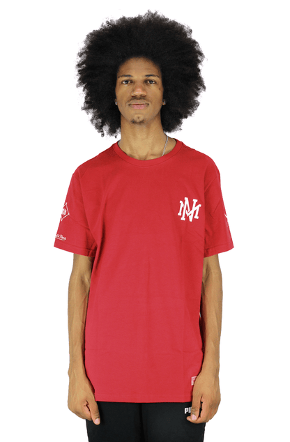 Camiseta Mitchell e Ness Interlock VERMELHA - NewSkull