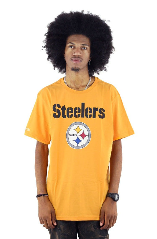 Camiseta Mitchell e Ness Steelers NFL Amarela - NewSkull