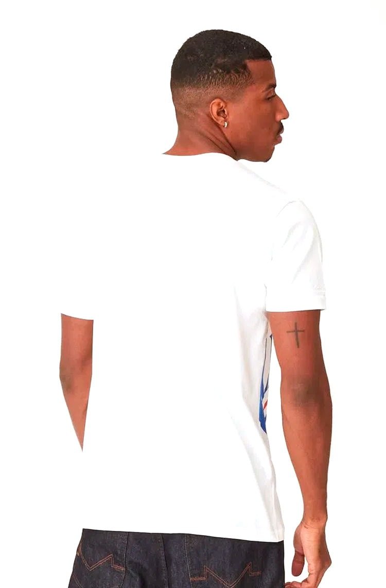 Camiseta Mitchell & Ness Big Logo Los Angeles clippers Branco - NewSkull