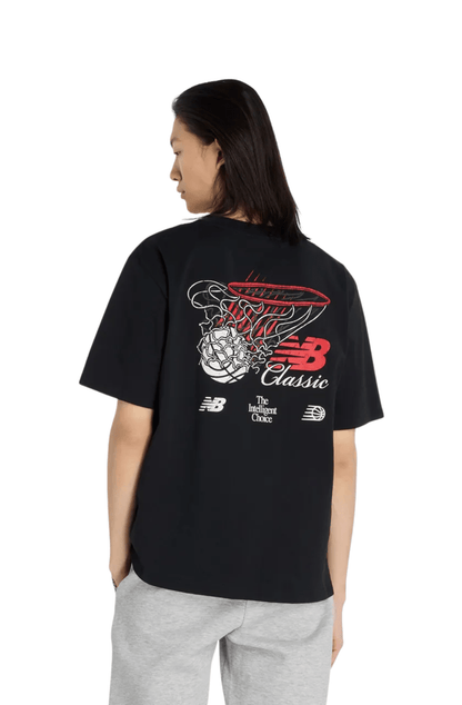 Camiseta New Balance Hoops Classic Masculino Preto - NewSkull