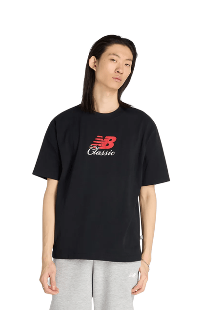 Camiseta New Balance Hoops Classic Masculino Preto - NewSkull