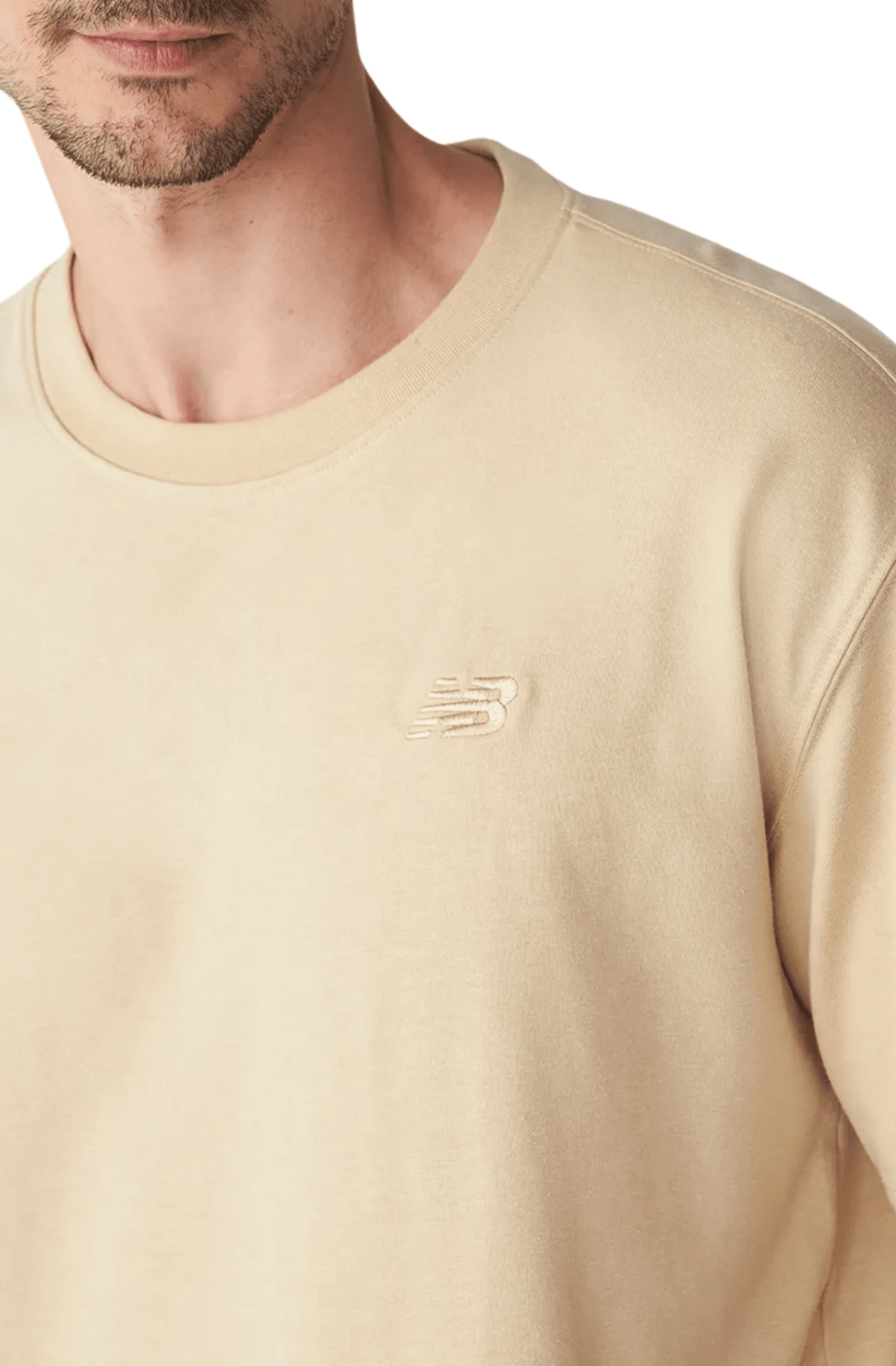 Camiseta New Balance Small Logo Bege - NewSkull
