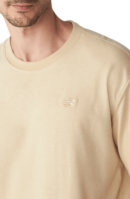 Camiseta New Balance Small Logo Bege - NewSkull