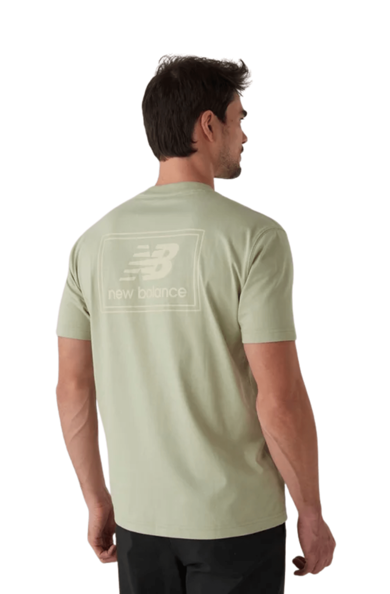Camiseta New Balance Woven Label Verde - NewSkull