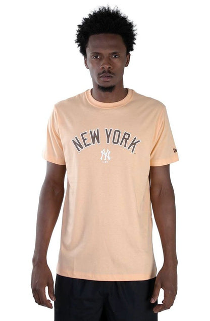 Camiseta NEW ERA MBL New York Yankees Laranja - NewSkull