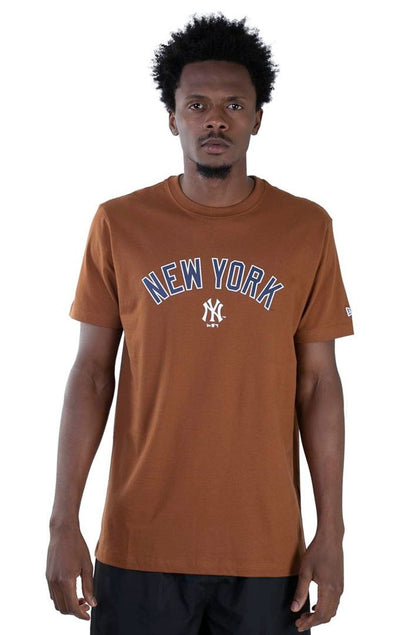 Camiseta NEW ERA MBL New York Yankees Marrom - NewSkull