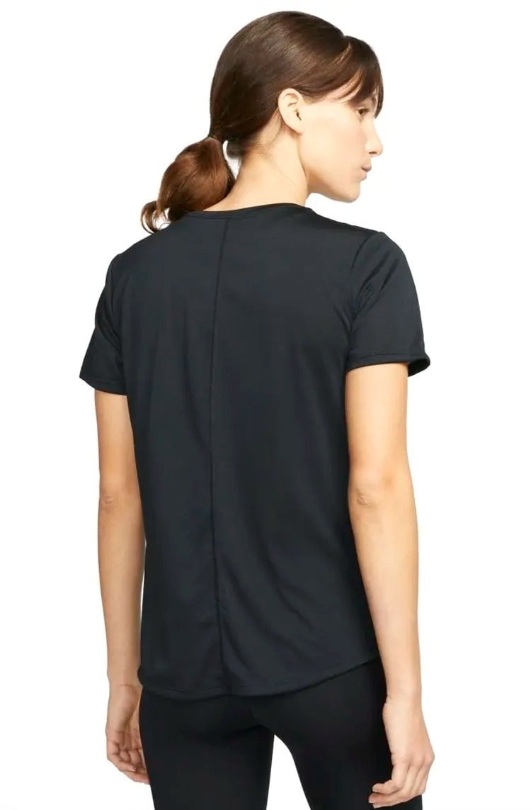 Camiseta Nike Dri - FIT Swoosh Run Feminina Preto/Branco - NewSkull