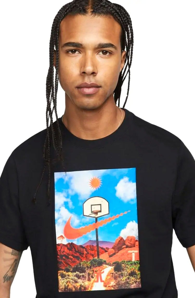 Camiseta Nike Preto/Azul - NewSkull