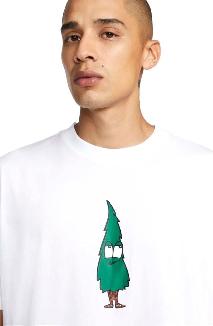 Camiseta Nike SB Masculina Branco/Verde - NewSkull