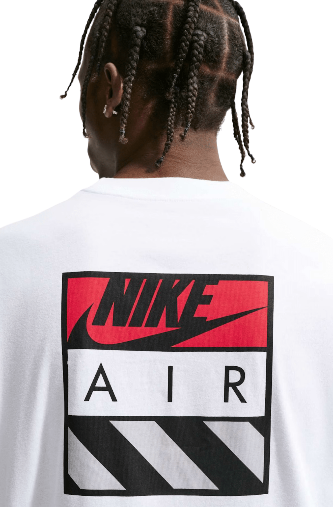 Camiseta Nike Sportswear Air Box Unissex Branco - NewSkull
