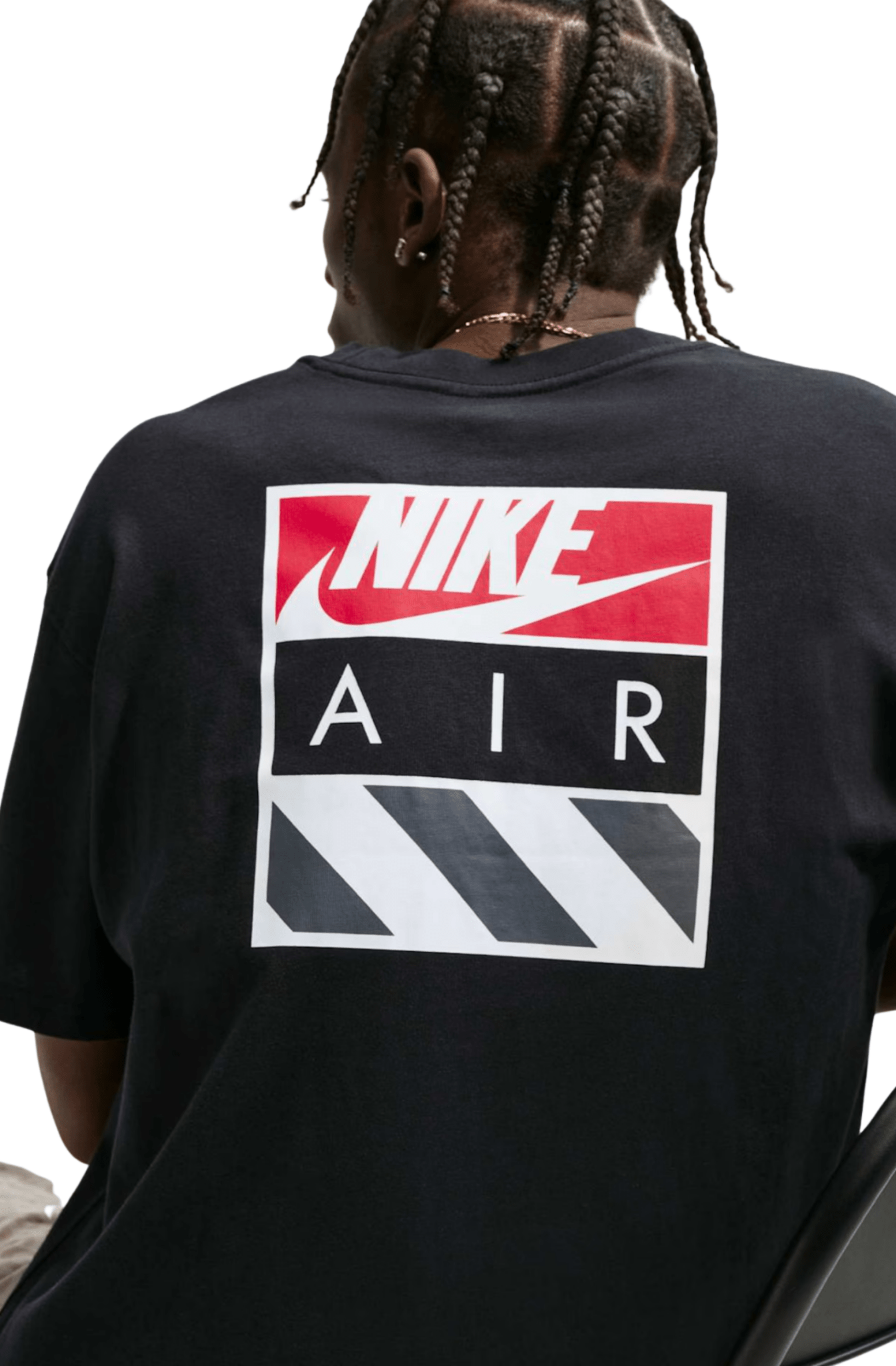 Camiseta Nike Sportswear Air Box Unissex Preto - NewSkull