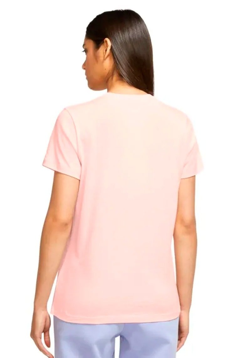 Camiseta Nike Sportswear Asbury Feminina Rosa/Branco - NewSkull