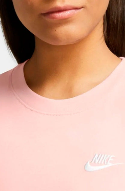 Camiseta Nike Sportswear Asbury Feminina Rosa/Branco - NewSkull