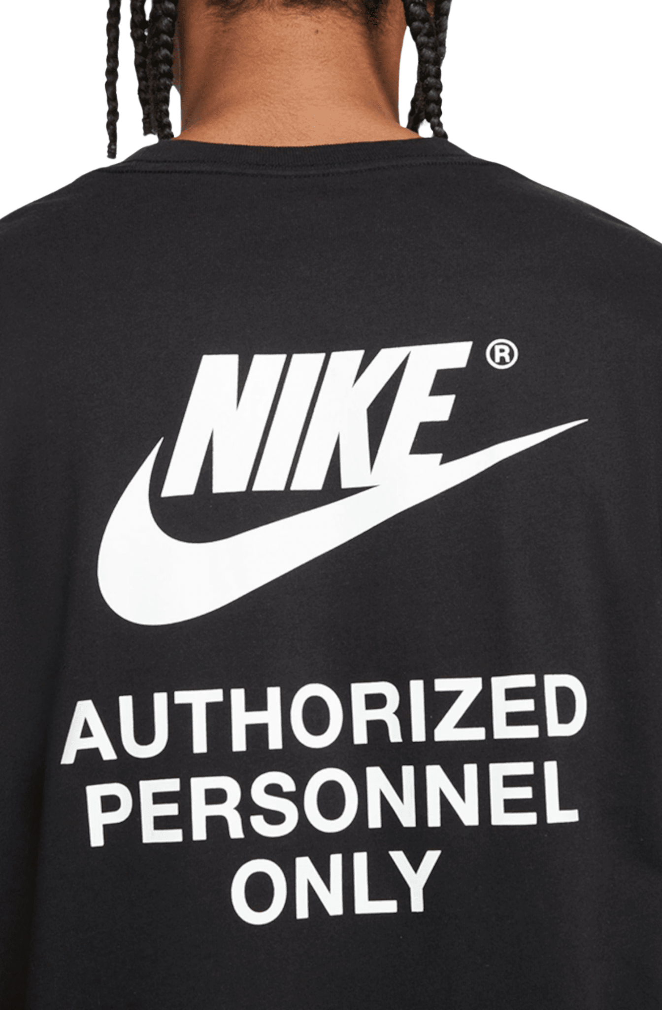 Camiseta Nike Sportswear Authorized Masculino Preto - NewSkull