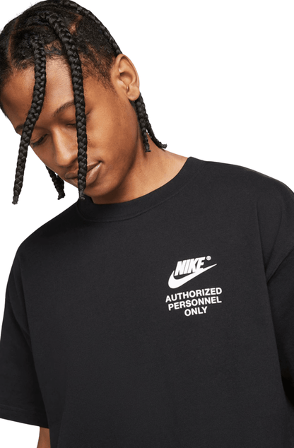 Camiseta Nike Sportswear Authorized Masculino Preto - NewSkull