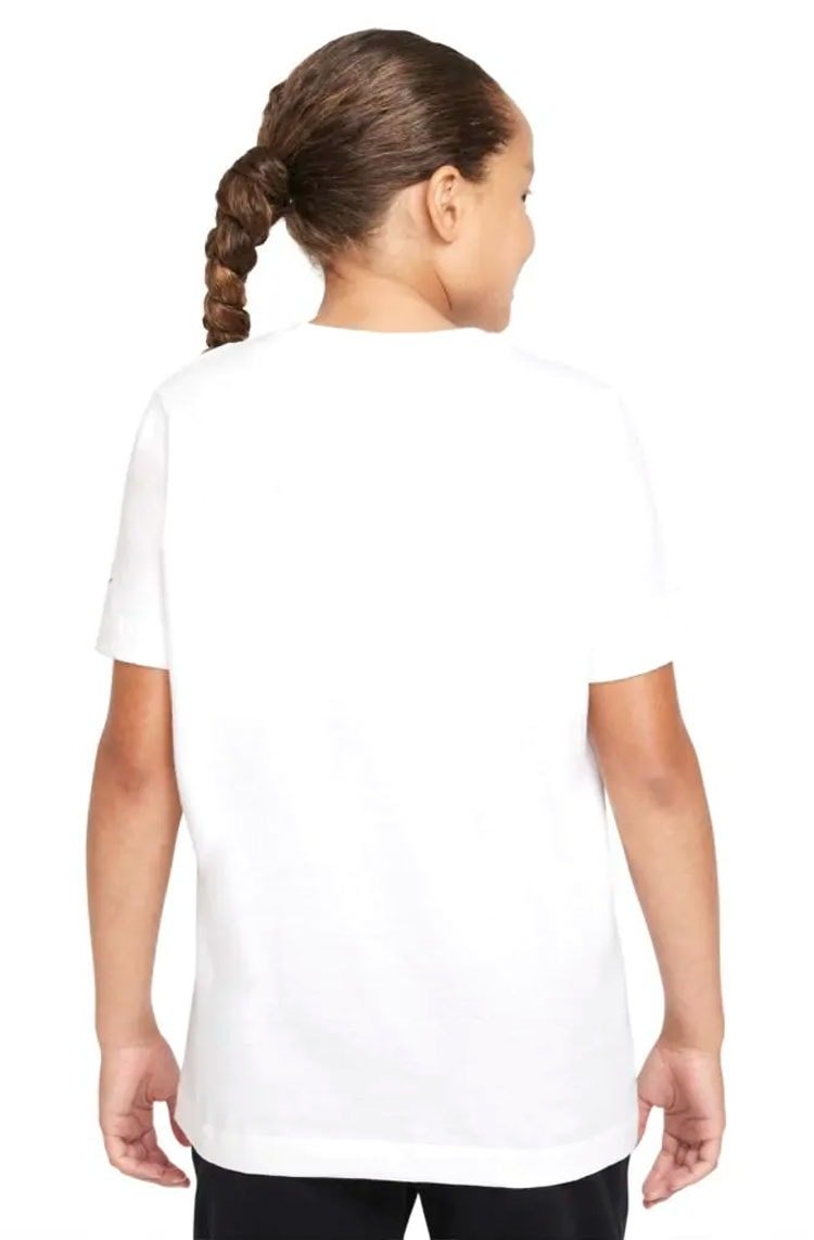 Camiseta Nike Sportswear Branco/Laranja - NewSkull