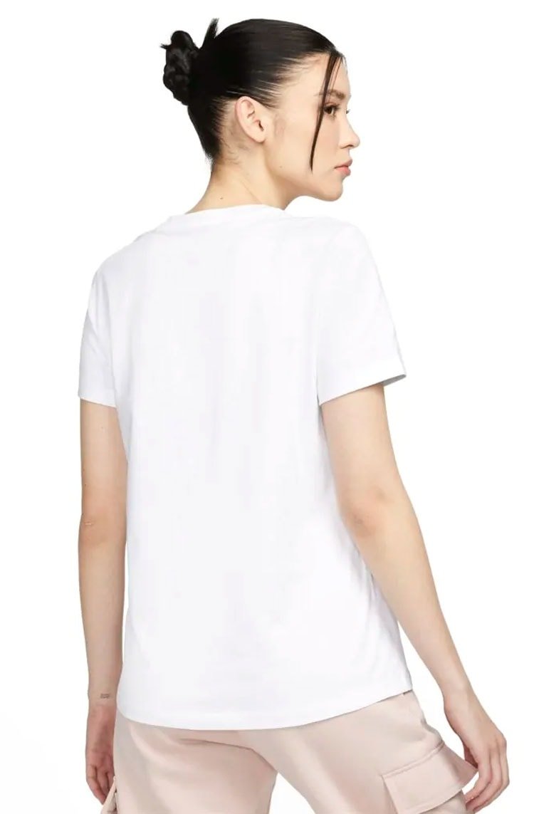 Camiseta Nike Sportswear Branco/Rosa - NewSkull