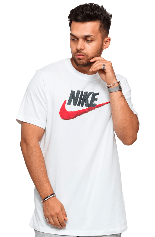 Camiseta NIKE Sportswear Brand Mark Branca - NewSkull