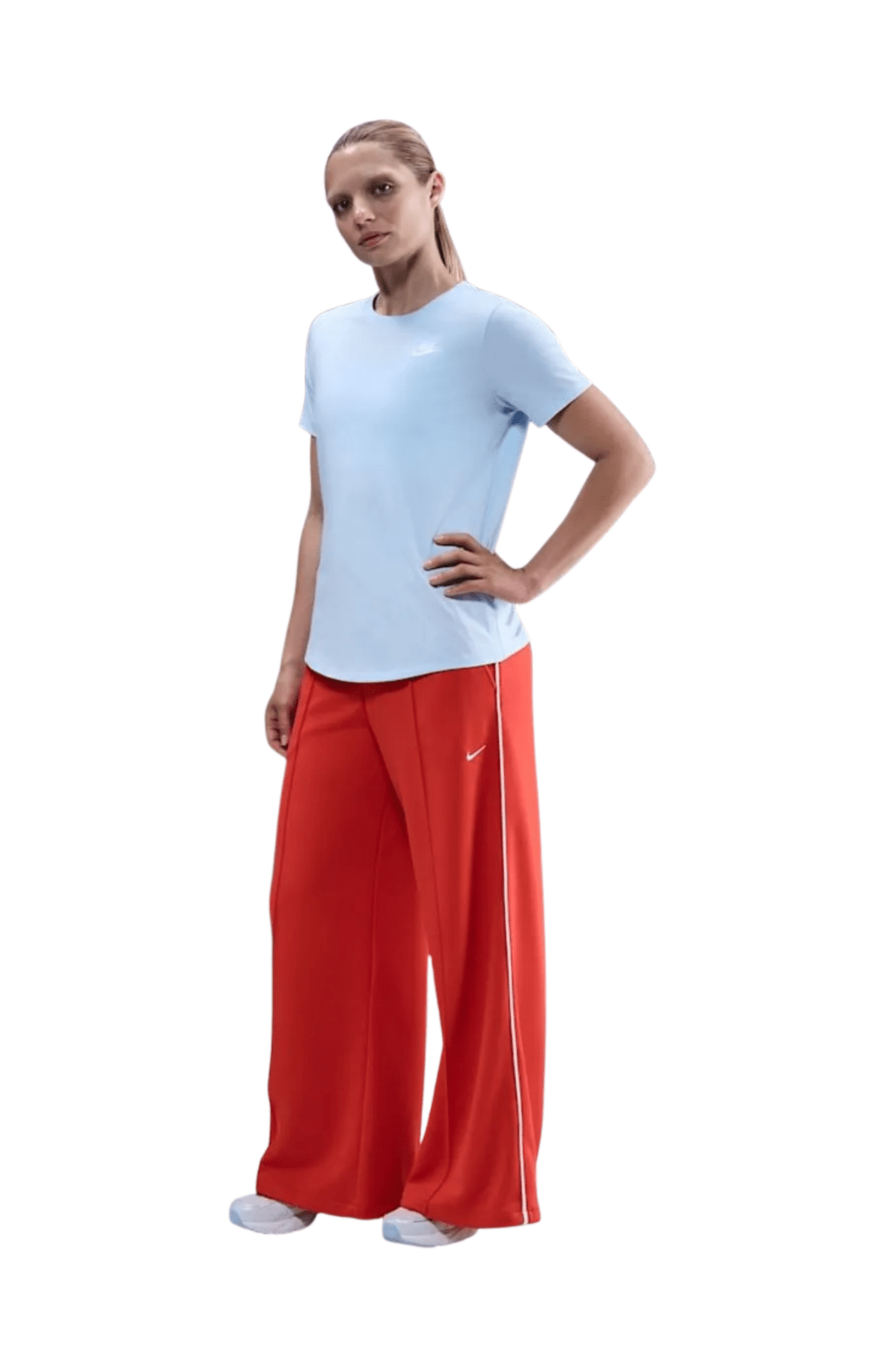 Camiseta Nike Sportswear Club Essentials Feminino Azul - NewSkull