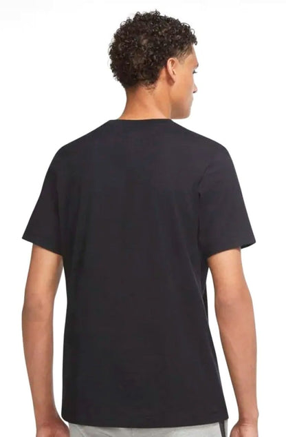 Camiseta Nike Sportswear Club Preto/Laranja - NewSkull