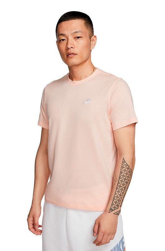 Camiseta Nike Sportswear Club Rosa - NewSkull
