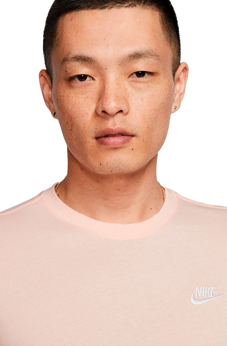 Camiseta Nike Sportswear Club Rosa - NewSkull