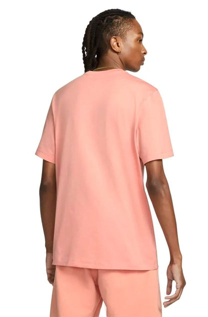Camiseta Nike Sportswear Club Rosa/Branco - NewSkull