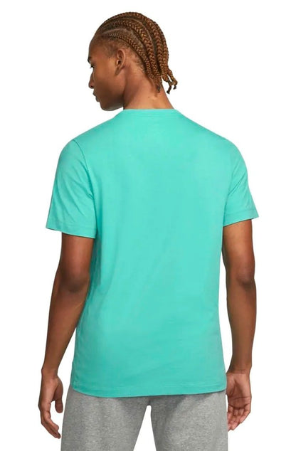 Camiseta Nike Sportswear Club Verde/Branco - NewSkull