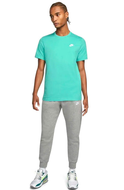 Camiseta Nike Sportswear Club Verde/Branco - NewSkull
