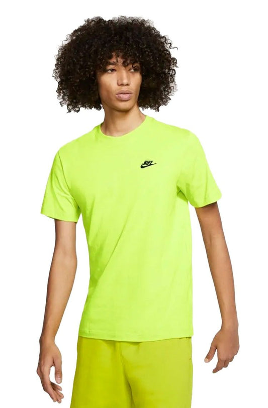 Camiseta Nike Sportswear Club Verde/Preta - NewSkull