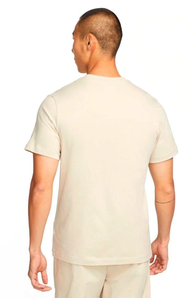 Camiseta Nike Sportswear Clube Bege/Branco - NewSkull