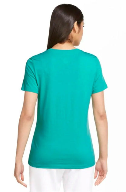 Camiseta Nike Sportswear Essential Feminina Verde/Branco - NewSkull