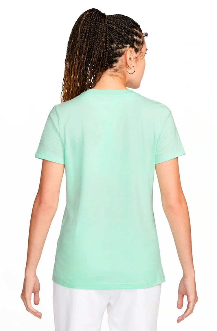 Camiseta Nike Sportswear Essential Icon Futura Feminina Verde Agua - NewSkull