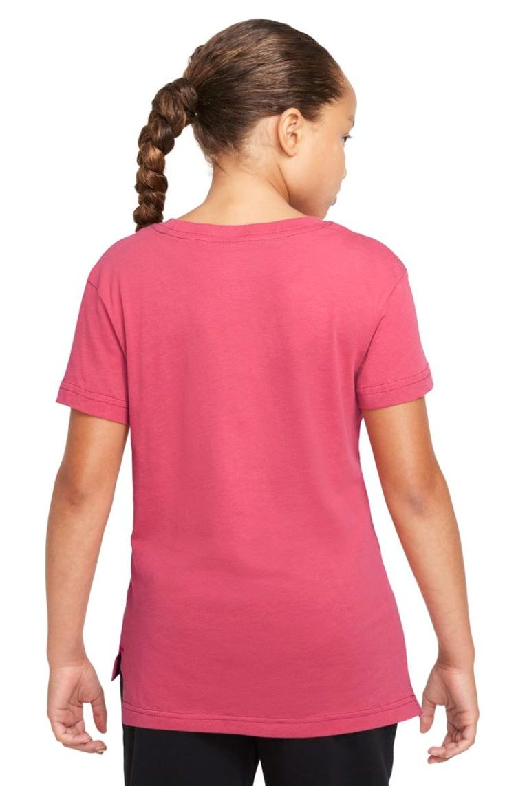 Camiseta Nike Sportswear Feminina Rosa/Branco - NewSkull